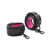 WRIST CUFFS SNUG NEOPRENE - BLK/PINK